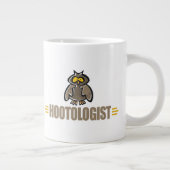 Lustige Eule Jumbo-Tasse (Rechts)