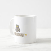 Lustige Eule Kaffeetasse (Vorderseite Links)
