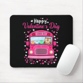 Lustige Eulen Schulbusfahrer frohen ValentinstagF Mousepad (Mit Mouse)