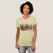Lustige Evolution der Frauen T-Shirt (Vorne ganz)