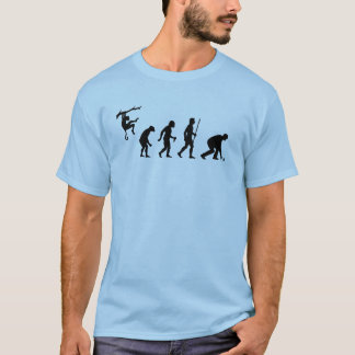 Lustige Evolution der Rasen-Schüsseln T-Shirt