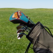 Lustige Explosion "BUMS!" Retro-Comic-Grafik Bold Golf Headcover (In SItu)