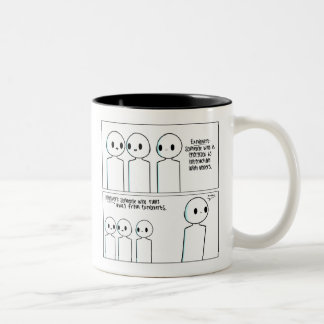 Lustige Extravert Introvert Tasse