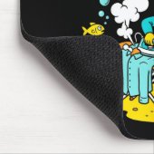 Lustige extreme Bügelns Taucher bügelt s Mousepad (Ecke)