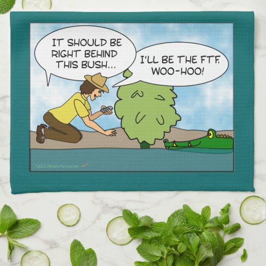 Lustige extreme Pufferspeicher Geocaching Handtuch (Gefaltet)