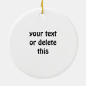 Lustige extreme Pufferspeicher Geocaching Keramik Ornament (Hinten)