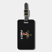 Lustige F-Caw-F-Henne FCAWF-Huhn Gepäckanhänger (Vorderseite vertikal)