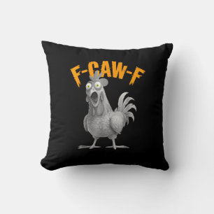Lustige F Caw F Huhn Klassischer Retro-Stil Kissen