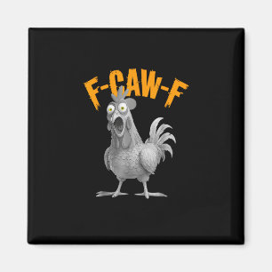 Lustige F Caw F Huhn Klassischer Retro-Stil Magnet