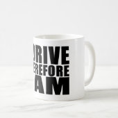 Lustige Fahrer zitiert Witze, die ich deshalb mich Kaffeetasse (VorderseiteRechts)