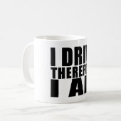 Lustige Fahrer zitiert Witze, die ich deshalb mich Kaffeetasse (Vorderseite Links)