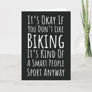 Lustige Fahrradkarten Radfahren Radfahrer Humor Ra Karte