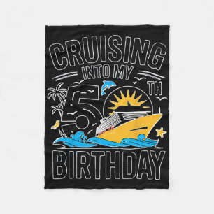 Lustige Fahrt in meinen 50. Geburtstag Mittelmeer Fleecedecke