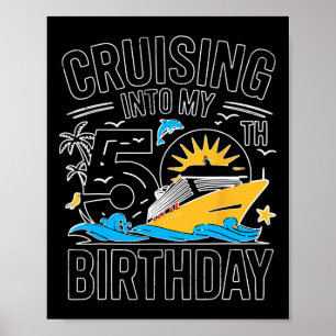 Lustige Fahrt in meinen 50. Geburtstag Mittelmeer Poster