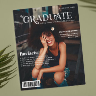 Lustige Fakten   Absolventen-Magazin-Cover-Fotopla Fotoplatte