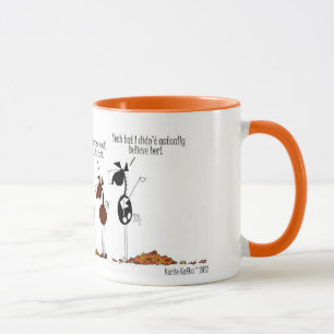 Lustige Fall-PferdeCartoon-Tasse Tasse