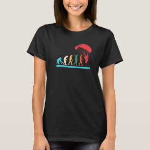 Lustige Fallschirmsprung-Evolution T-Shirt