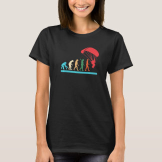 Lustige Fallschirmsprung-Evolution T-Shirt