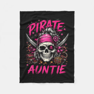 Lustige Familie Totenkopf Pirat Tante Jolly Roger Fleecedecke