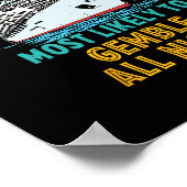 Lustige Familien-Kreuzfahrt-Crew, die am wahrschei Poster (Ecke)