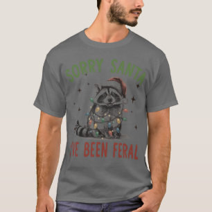 Lustige Familien-Weihnachts-Shirts Wilde Waschbäre T-Shirt