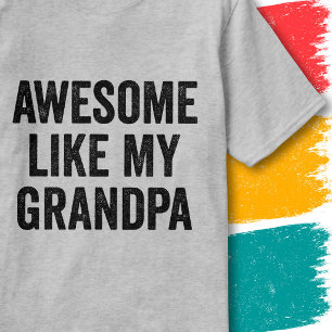 Lustige Familienzitate Vintage Awesome Wie Mein Op T-Shirt