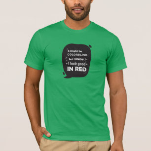 Lustige Farbblinder T - Shirt