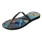 Lustige Farben Badesandalen (Schrägansicht)