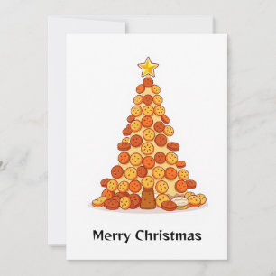 Lustige Farbige Moderne Stylische Frohe Weihnachte Feiertagskarte
