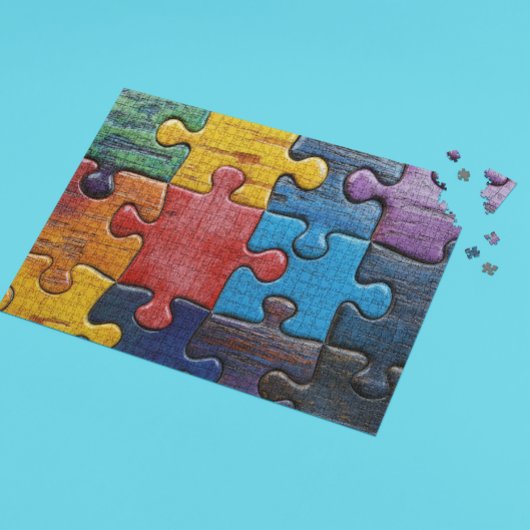 Lustige Farbige Puzzle