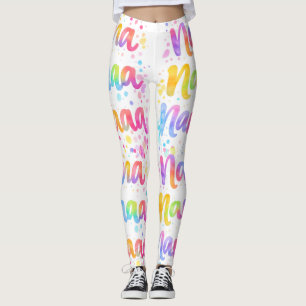 Lustige Farbige Träumerische Zitat-Farbspritzer Re Leggings