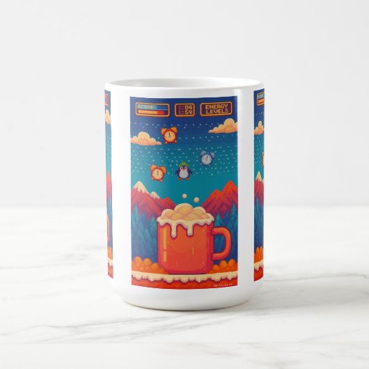 Lustige Farbverändernde Kaffeetasse 15 oz (Zentrum)