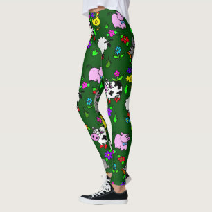 Lustige Farm-Tier-Leggings Leggings