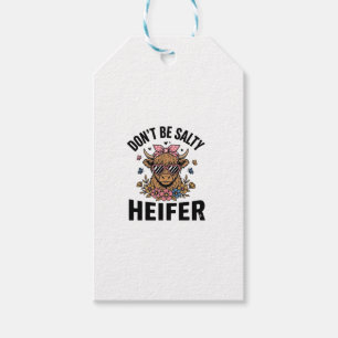 Lustige Färse Kuh Floral Schmetterling Vintage Des Geschenkanhänger
