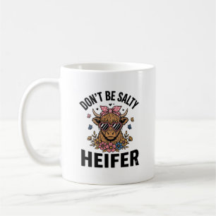 Lustige Färse Kuh Floral Schmetterling Vintage Des Kaffeetasse
