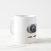 Lustige faule Elefantenseehund Kaffeetasse (Vorderseite Links)