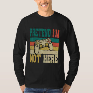 Lustige faule Geeks Nerds Tut einfach so, als wäre T-Shirt