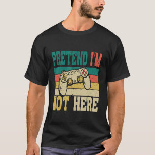 Lustige faule Geeks Nerds Tut einfach so, als wäre T-Shirt