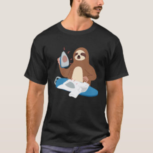 Lustige Faultier-Bügeln Süße Faultier Beim Haushal T-Shirt