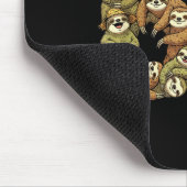 Lustige Faultier-Stammes- 6 7 Meme Six Seven Liebe Mousepad (Ecke)