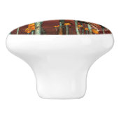 Lustige Fee Keramikknauf (Seitenansicht)