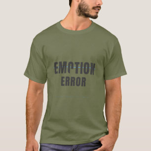 Lustige Fehlermeldungs-Typografie-Design für Techn T-Shirt