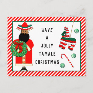 Lustige Feliz Navidad Feiertagspostkarte