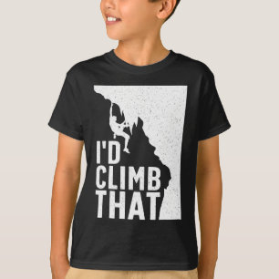 Lustige Felsenkletterkunst Für Männer Frauen Alpin T-Shirt