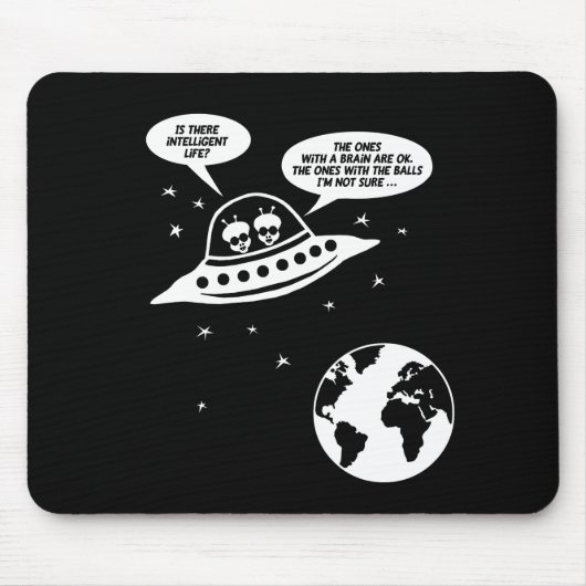 Lustige feministische Geschenke, Nerdy Mousepad (Vorne)