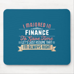 Lustige Finanzstudentin Mousepad