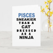 Lustige Fisch-Geburtstags-Karte Karte (Gelbe Blume)