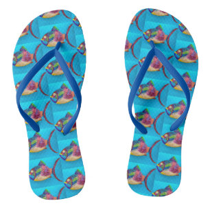 Lustige Fisch-Schlappen Badesandalen