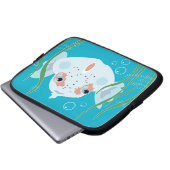 Lustige Fische Elektronik Hülle Laptopschutzhülle (Vorne Knopf)