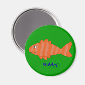 Lustige Fische Magnet (Vorderseite/Rückseite)